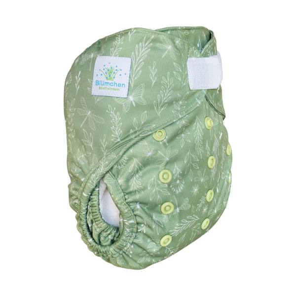 Blümchen 2in1 OneSize ECO Shell Kletter FLORAL (3-16kg) - recycled PES