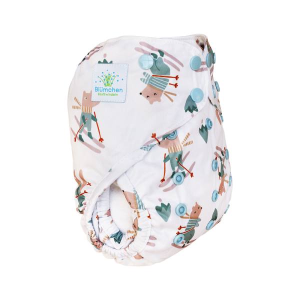 Blümchen 2in1 OneSize ECO Shell Drucki COZY (3-16kg) - recycled PES