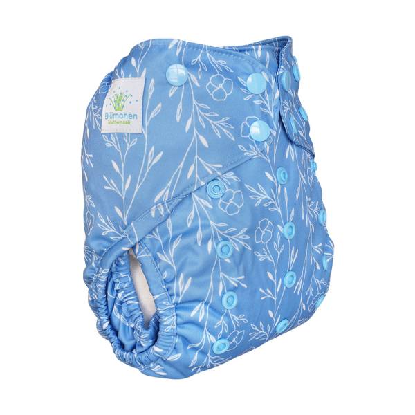 Blümchen 2in1 OneSize ECO Shell Drucki FLORAL (3-16kg) - recycled PES