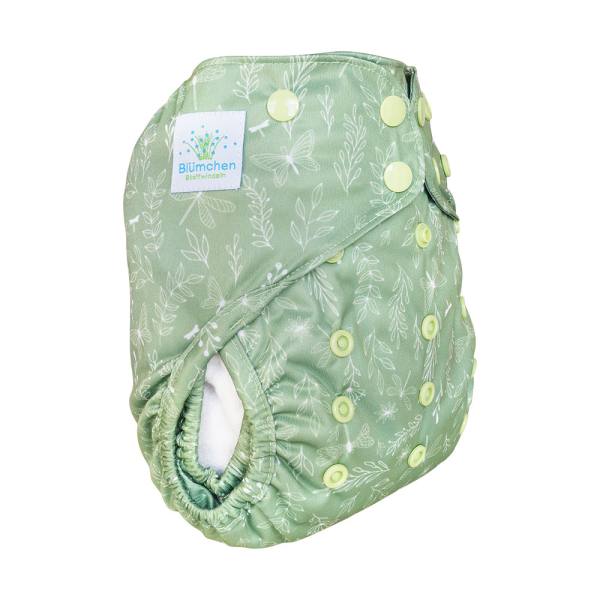 Blümchen 2in1 OneSize ECO Shell Drucki FLORAL (3-16kg) - recycled PES