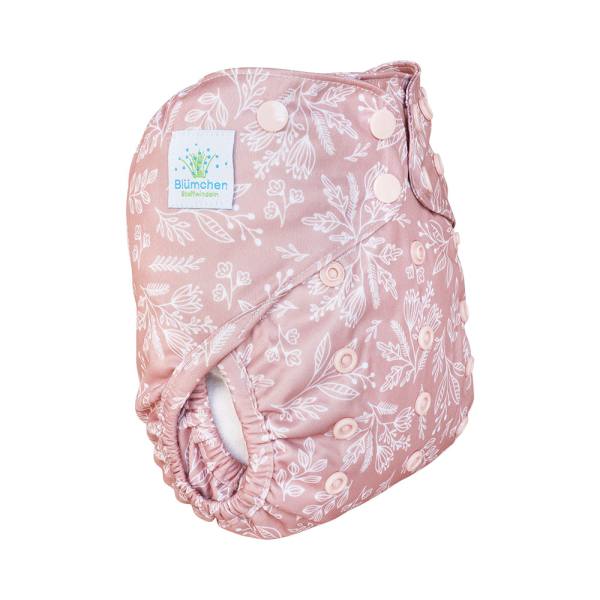 Blümchen 2in1 OneSize ECO Shell Drucki FLORAL (3-16kg) - recycled PES