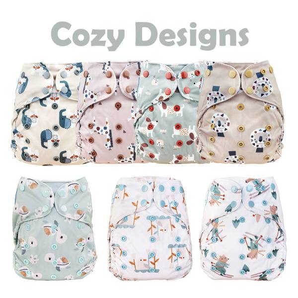 Blümchen 2in1 OneSize ECO Shell Drucki COZY (3-16kg) - recycled PES