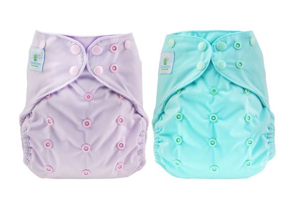 Blümchen diaper cover OneSize PUL YKK Snaps (Made in Turkey)