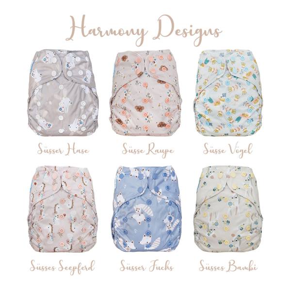 Blümchen 2in1 ECO shell OneSize Snap Harmony (3-16kg) - recycled PES
