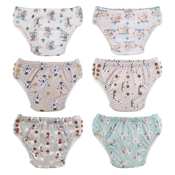 Blümchen Trainerhöschen POCKET Bambus COZY DESIGNS (3-5 Jahre) - recycled Polyester