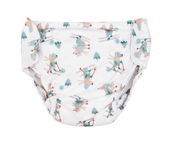 Blümchen diaper cover XL PUL Snaps COZY DESIGNS - recycled Polyester
