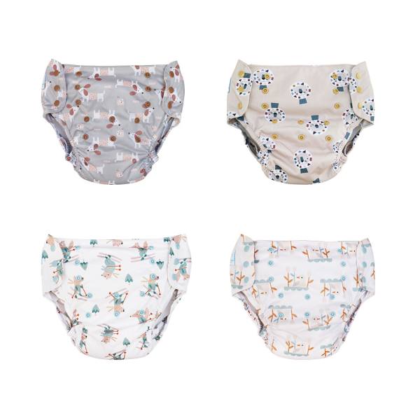 Blümchen diaper cover XL PUL Snaps COZY DESIGNS - recycled Polyester