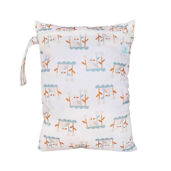 Blümchen wasserdichter Sack Wetbag PUL Cozy - recycled PES