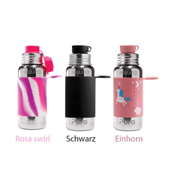 Pura Stainless steel Insulated Sport bottle 475ml Sleeve (1 pc)