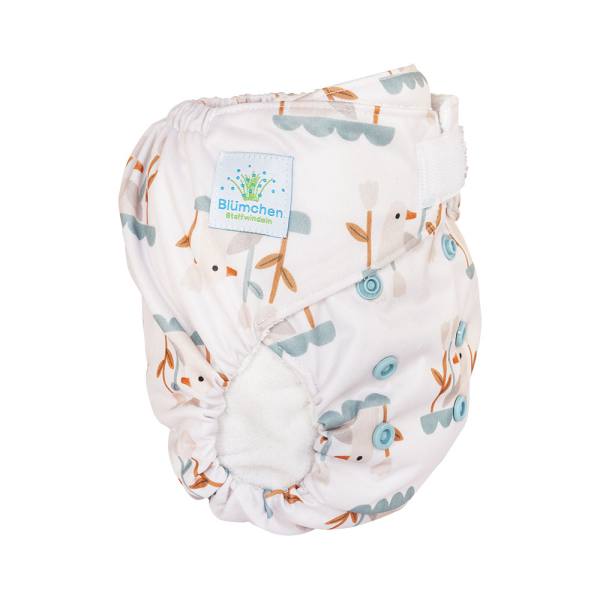 Blümchen All-in-One Bamboo OneSize Hook and loop (3,5-15kg) Cozy Designs (without core)