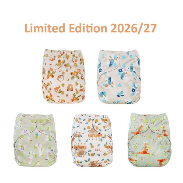 Blümchen OneSize Überhose PUL Drucki limited Edition (recycled Polyester)