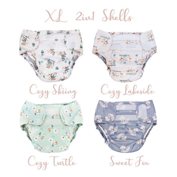 Blümchen 2in1 shell XL Hook (8-25kg) - recycled PES