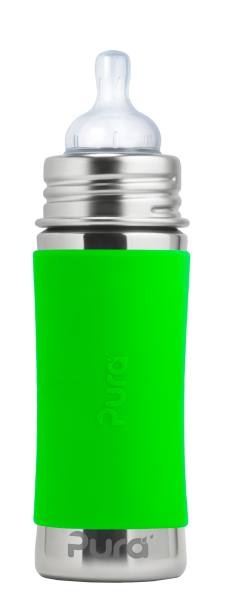 Purakiki Geschenkset Babyflasche 300 ml mit Sauger